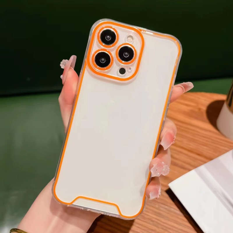1Pc Pink Red For iPhone 13 Phone Case Phone Cover