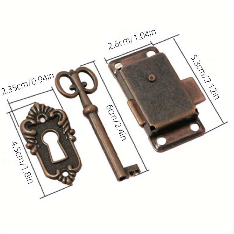 Lock Color Green Bronze 2Pcs