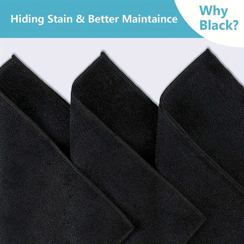 12 Pack Super-Absorbent Microfiber Cleaning Towels Scratch-Free Fast-Drying Dishwashing Clot