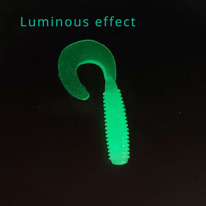 20pcs 5cm Premium Bionic Soft Worm Lures with Durable PVC Material Carp Fishing