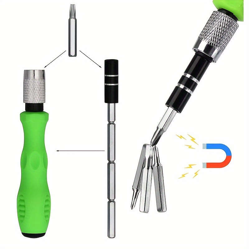 Screwdriver Bit Tool Set Color Green 32Pcs In 1