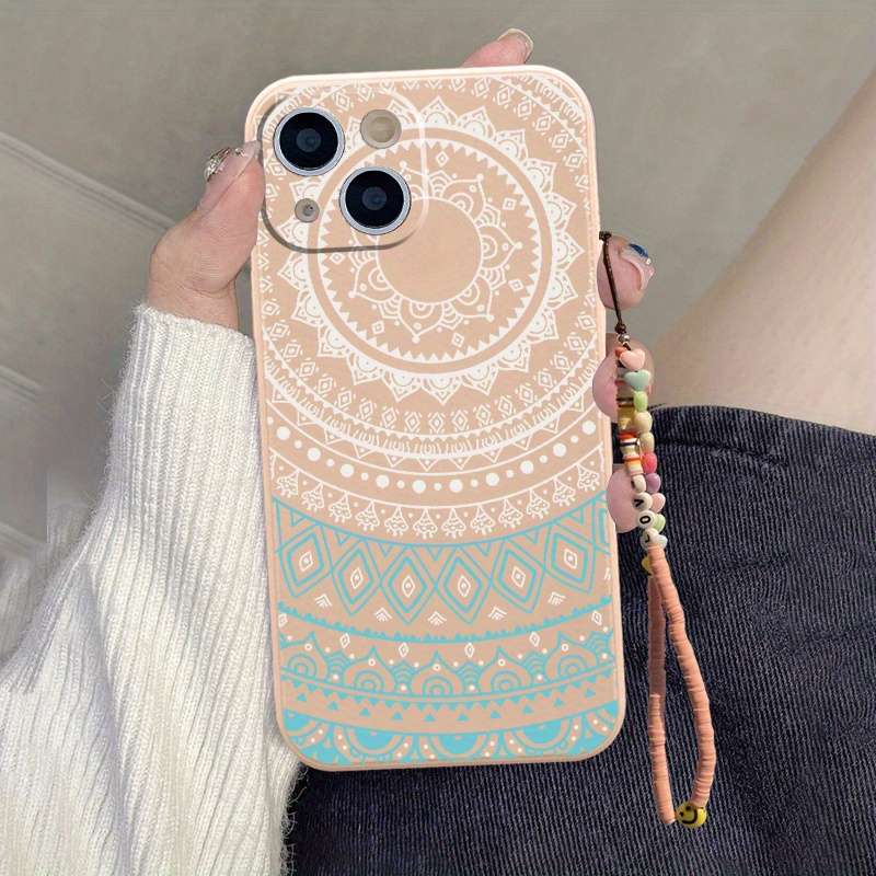 1Pc Mixed Color  For iPhone 7 Plus 8 Plus Flowers Pattern Phone Case