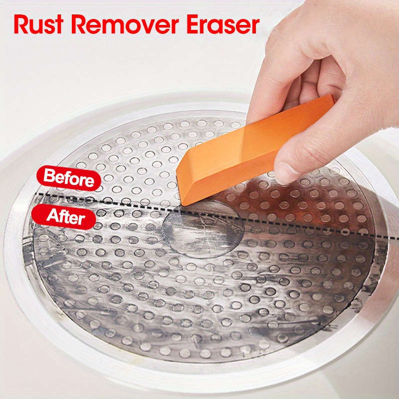 1pc Miracle Limescale Rust Eraser Safe Rubber Cleaning Tool for Bathroom Glass Kitchen Pot