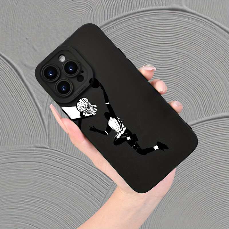 1Pc Black For Galaxy S20 FE 2022 Slam Dunk Basketball Phone Case