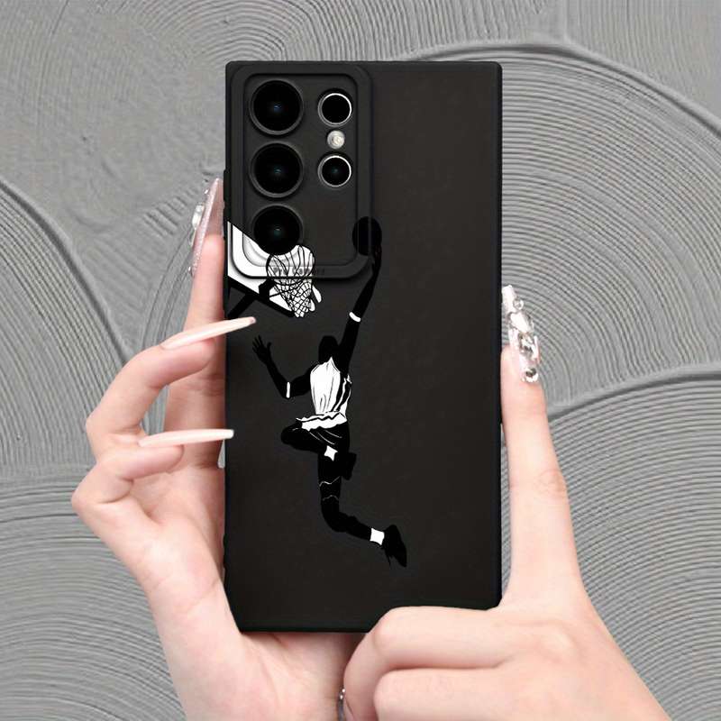 1Pc Black For Galaxy S20 FE 2022 Slam Dunk Basketball Phone Case