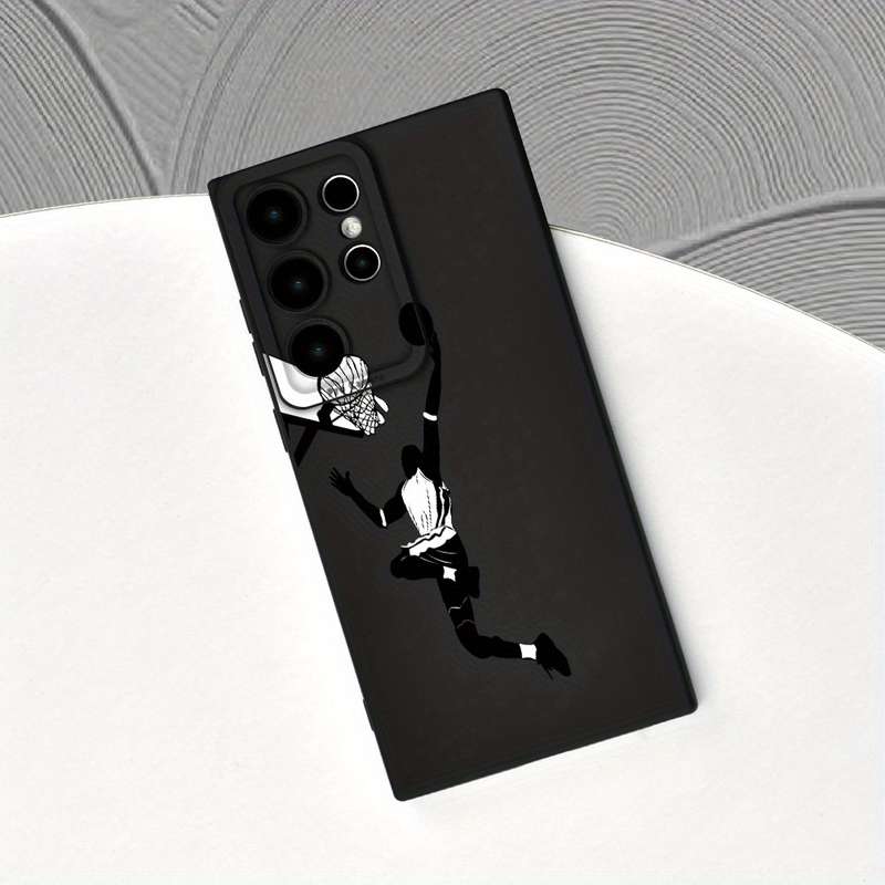 1Pc Black For Galaxy S20 FE 2022 Slam Dunk Basketball Phone Case