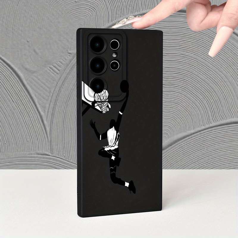 1Pc Black For Galaxy S20 FE 2022 Slam Dunk Basketball Phone Case