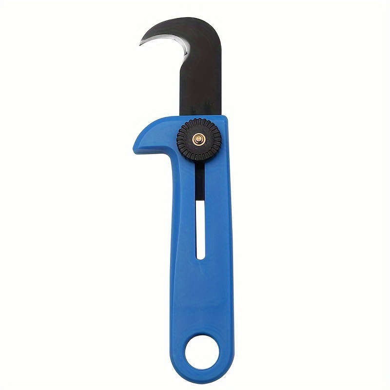 1pc Multifunctional Hook Knife with Secure Keychain Manual Parcel Opener Utility