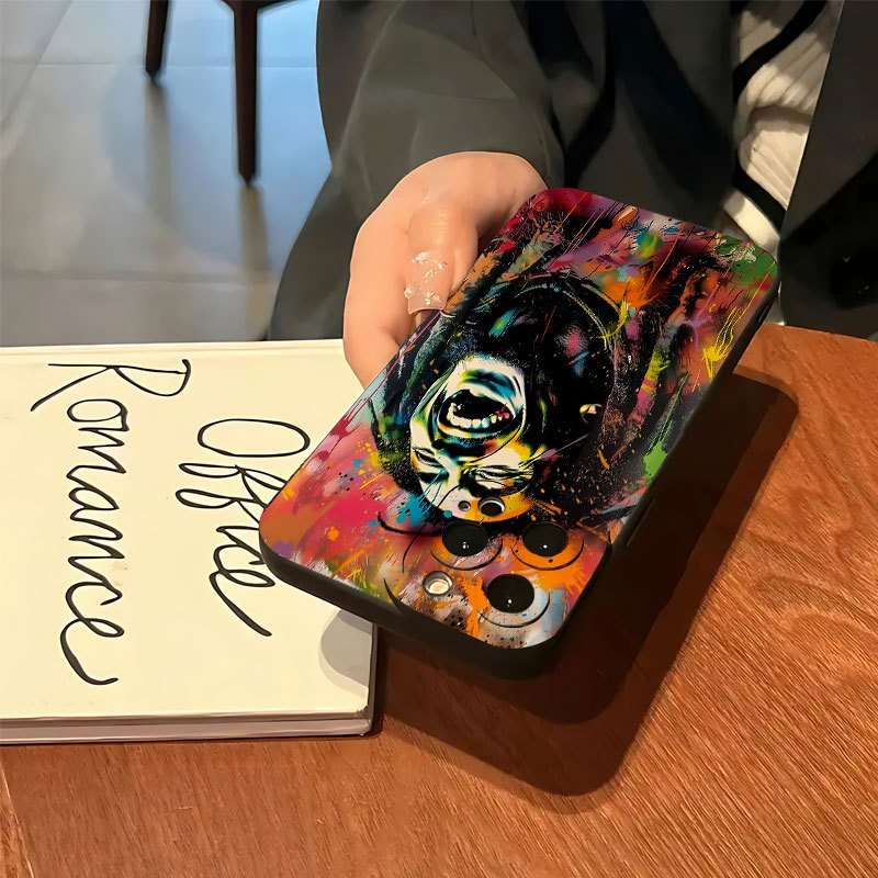1Pc Mixed Color  For iPhone 7 8 SE2 SE3 Dirty Braided Man Pattern Phone Case