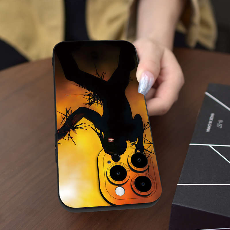1Pc Black For iPhone XR African American Pattern Phone Case