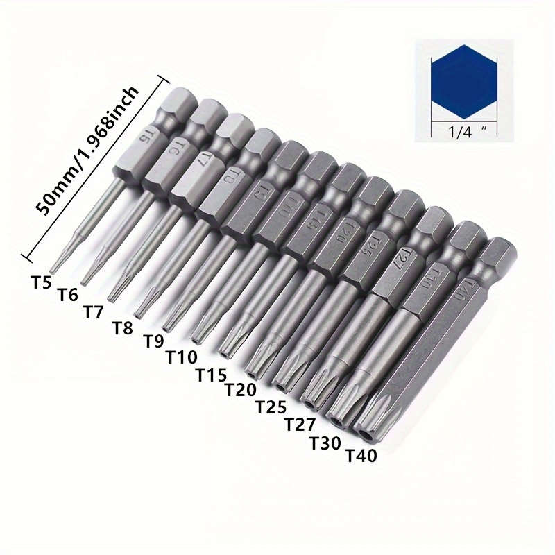 Screwdriver Bit Tool Set Quantity 12 Pieces