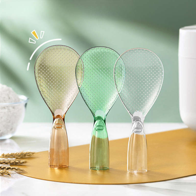 3pcs Non-Stick Rice Spoons PS Material Kitchen and Dining Utensils Serving Spoons for Rice C