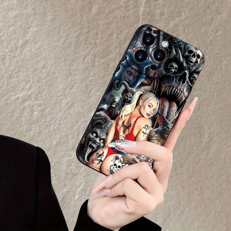 1Pc Black For iPhone 14 Plus Phone Case Phone Cover