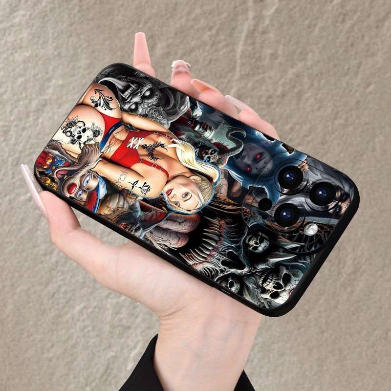 1Pc Black For iPhone 14 Plus Phone Case Phone Cover
