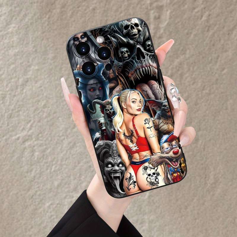 1Pc Black For iPhone 14 Plus Phone Case Phone Cover