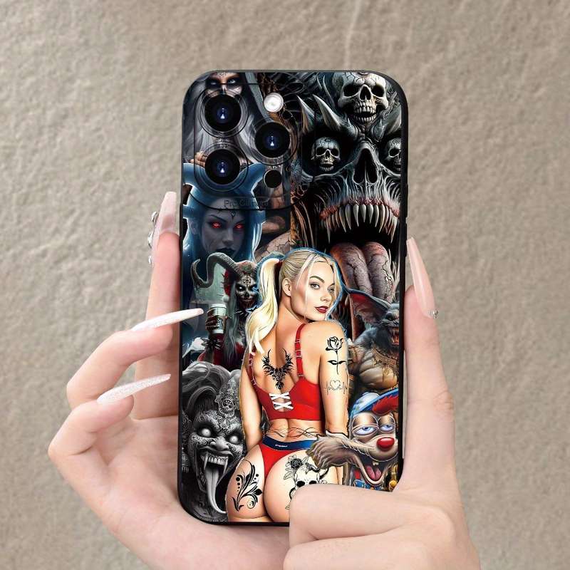 1Pc Black For iPhone 14 Plus Phone Case Phone Cover