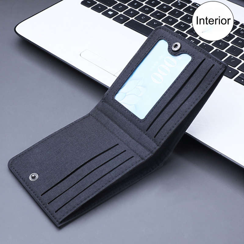 1pc King Print Bifold Wallet for MenCasual Polyester Lightweight Foldable with Card Slots Pe