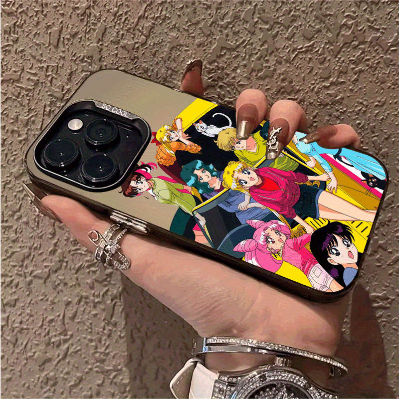 1Pc Mixed Color For iPhone 7 Plus 8 Plus Anime Patterns Phone Case
