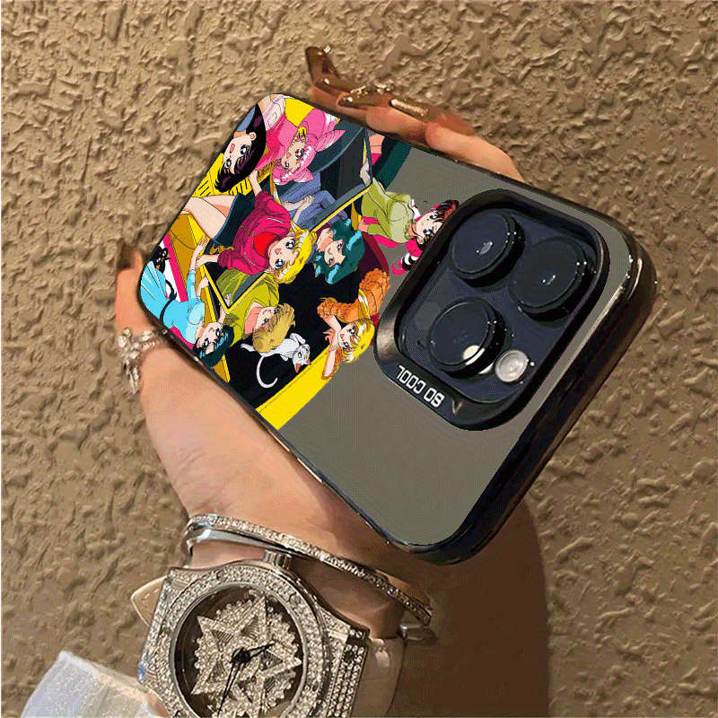 1Pc Mixed Color For iPhone 7 Plus 8 Plus Anime Patterns Phone Case