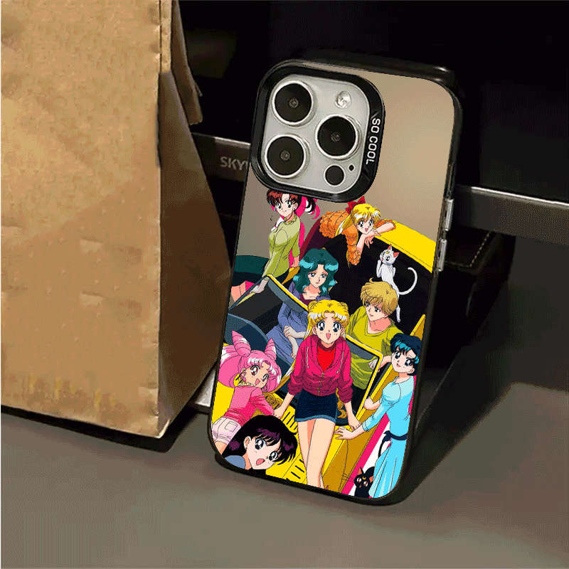 1Pc Mixed Color For iPhone 7 Plus 8 Plus Anime Patterns Phone Case
