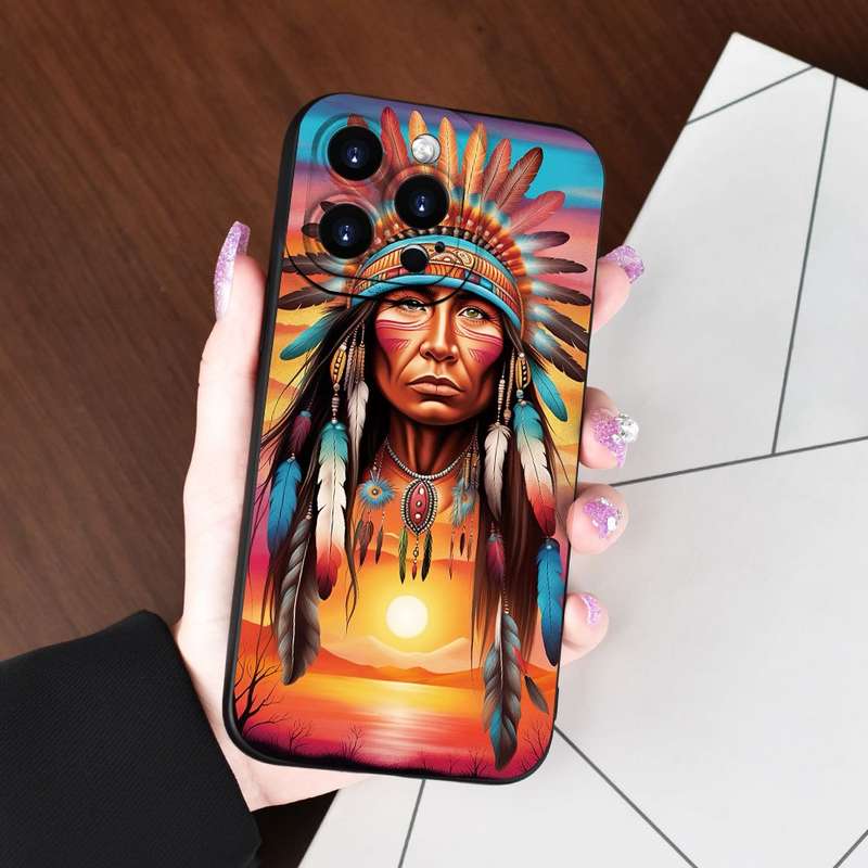 1Pc Mixed Color For iPhone 7 8 SE2 SE3 African Girl Creative Phone Case