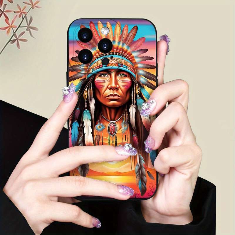 1Pc Mixed Color For iPhone 7 8 SE2 SE3 African Girl Creative Phone Case