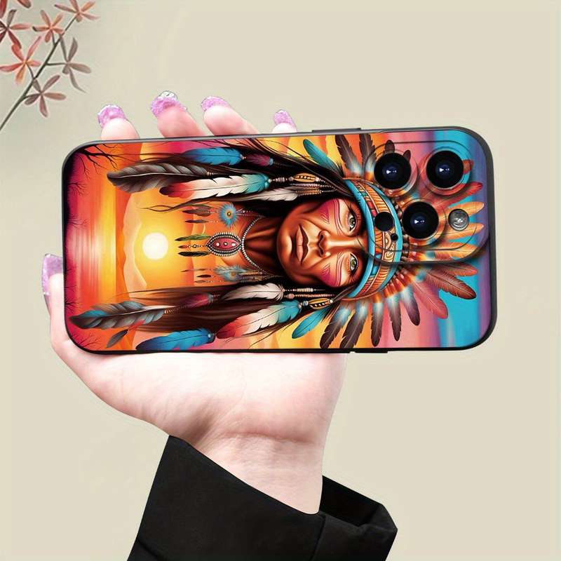 1Pc Mixed Color For iPhone 7 8 SE2 SE3 African Girl Creative Phone Case