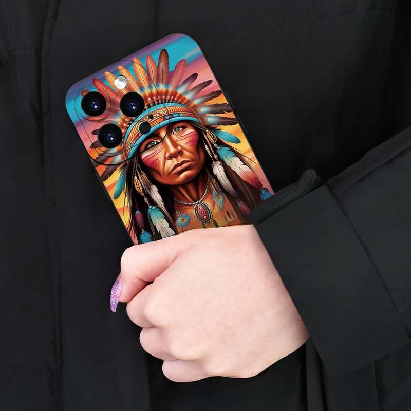 1Pc Mixed Color For iPhone 7 8 SE2 SE3 African Girl Creative Phone Case