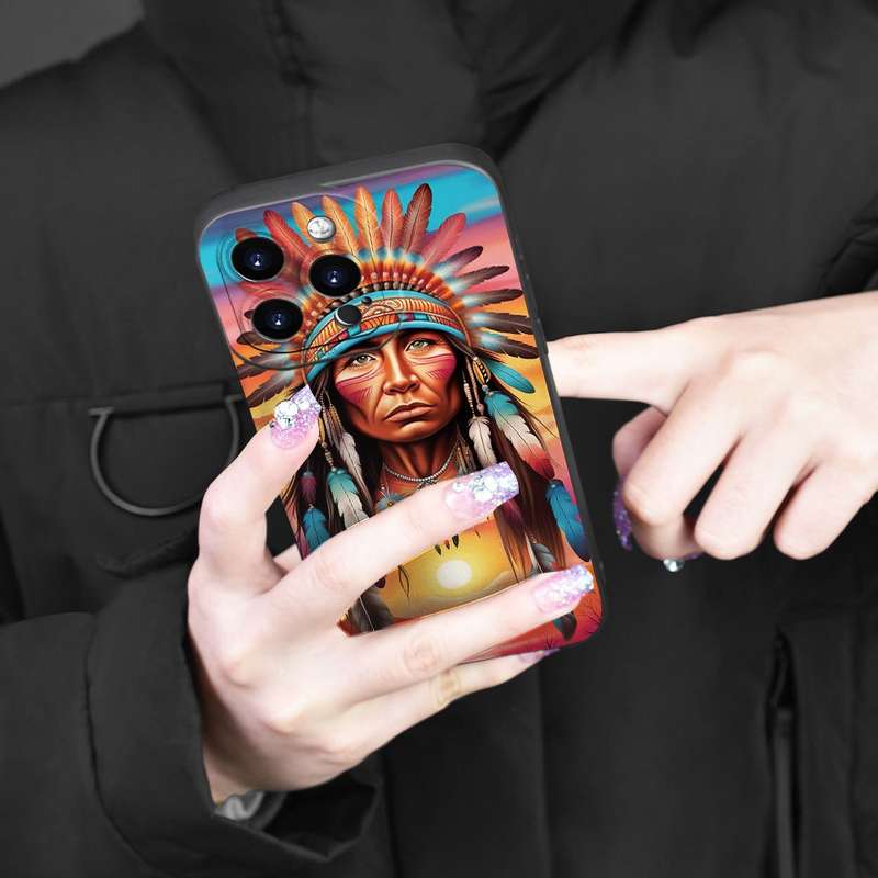 1Pc Mixed Color For iPhone 7 8 SE2 SE3 African Girl Creative Phone Case