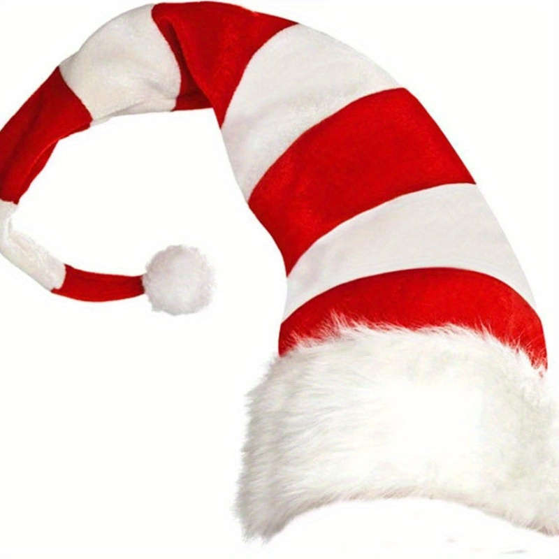 Winter Hat Color Red And White Size One Size