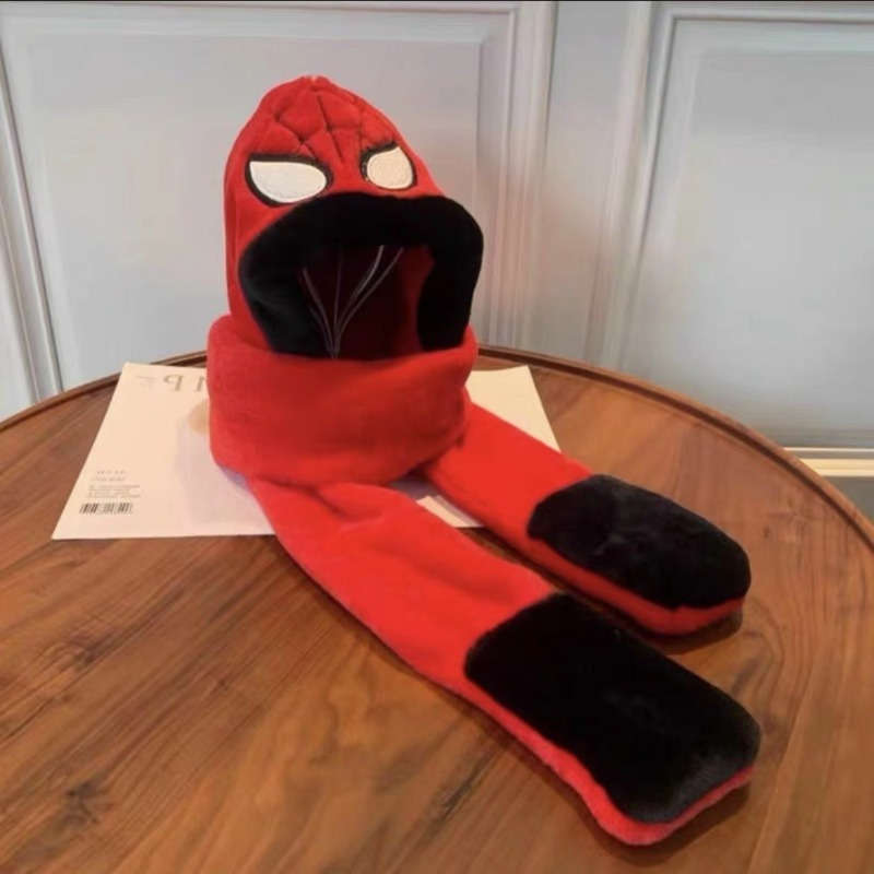 Winter Hat Items Red Hat & Red Scarf