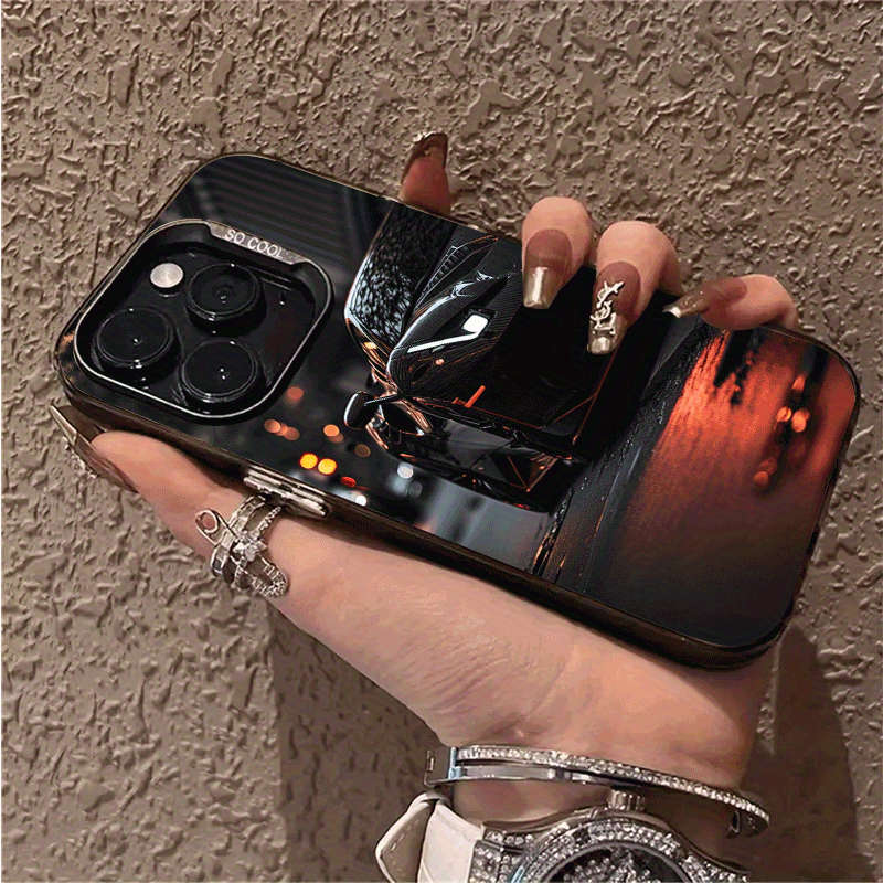 1Pc Black For iPhone 7 Plus 8 Plus Fantasy Car Phone Case