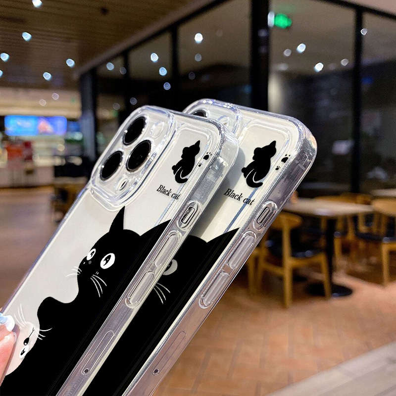 1Pc Black For iPhone 16 Plus Phone Case Phone Cover