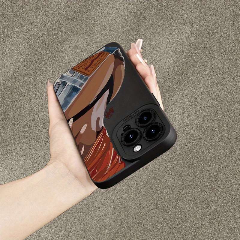 1Pc Black For iPhone XR Sexy Back Pattern Phone Case