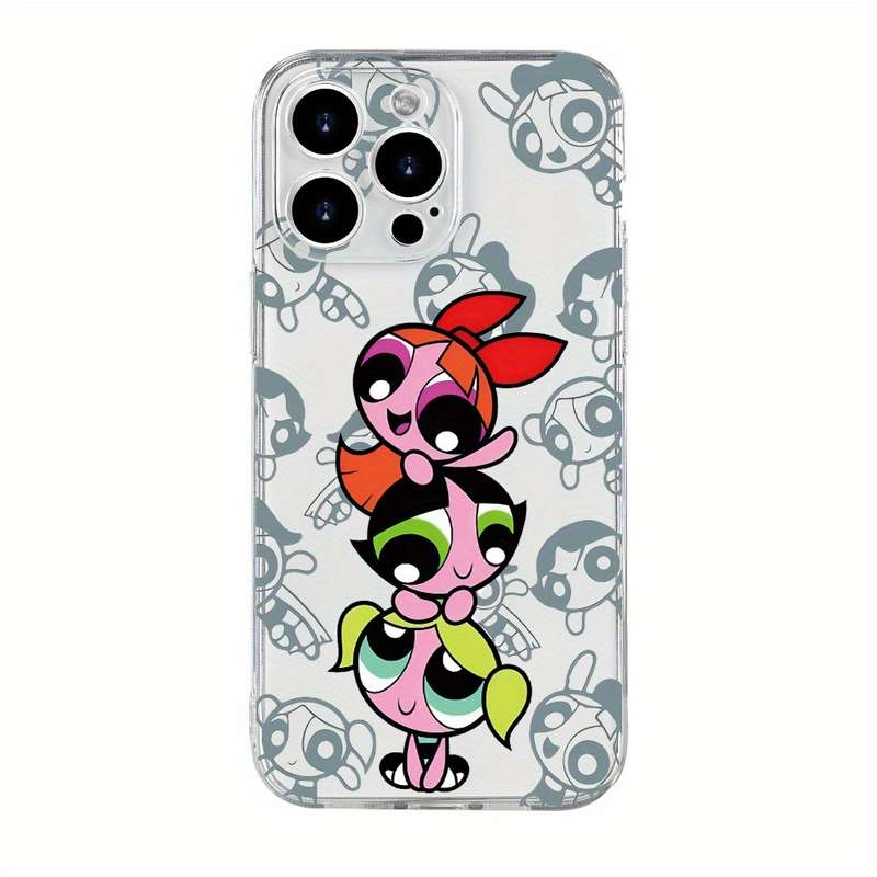 1Pc Transparent For iPhone XS Max Three Cute Little Girls Phone Case