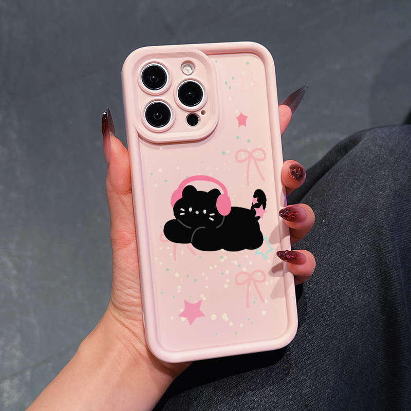 1Pc Pink Color For iPhone 7 Phone Case Phone Cover