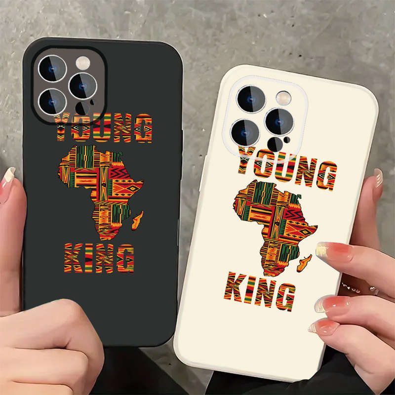 1Pc Black For iPhone 14 Plus African Pride Phone Case
