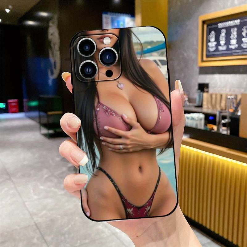 1Pc Black For iPhone 12 Phone Case Phone Cover
