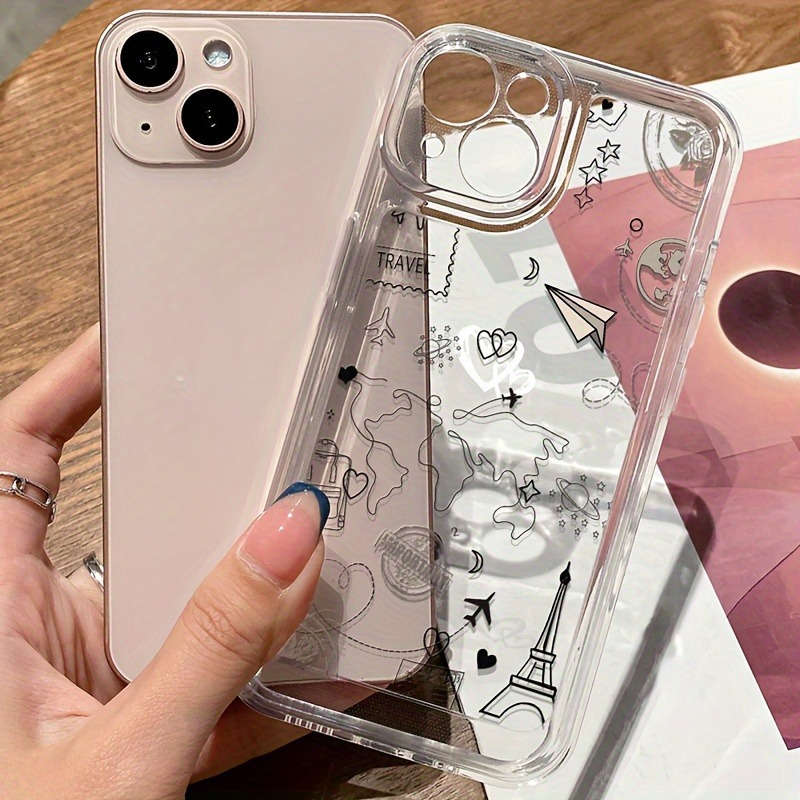 1Pc Transparent For iPhone 7 8 Se2 Se3 Phone Case Phone Cover