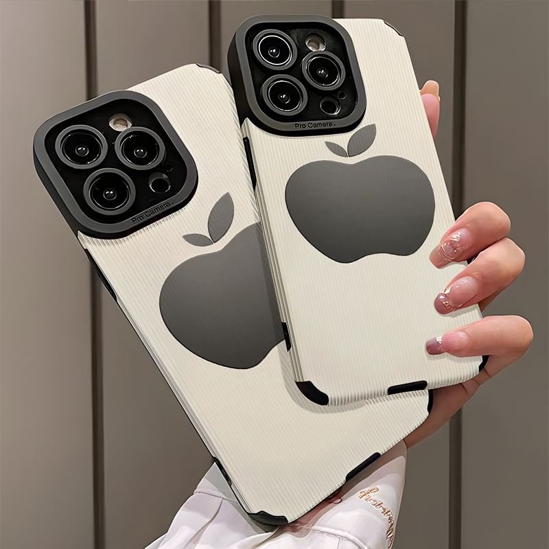 1Pc Mixed Color  For iPhone 11 Pro Max Apple Logo Design Phone Case