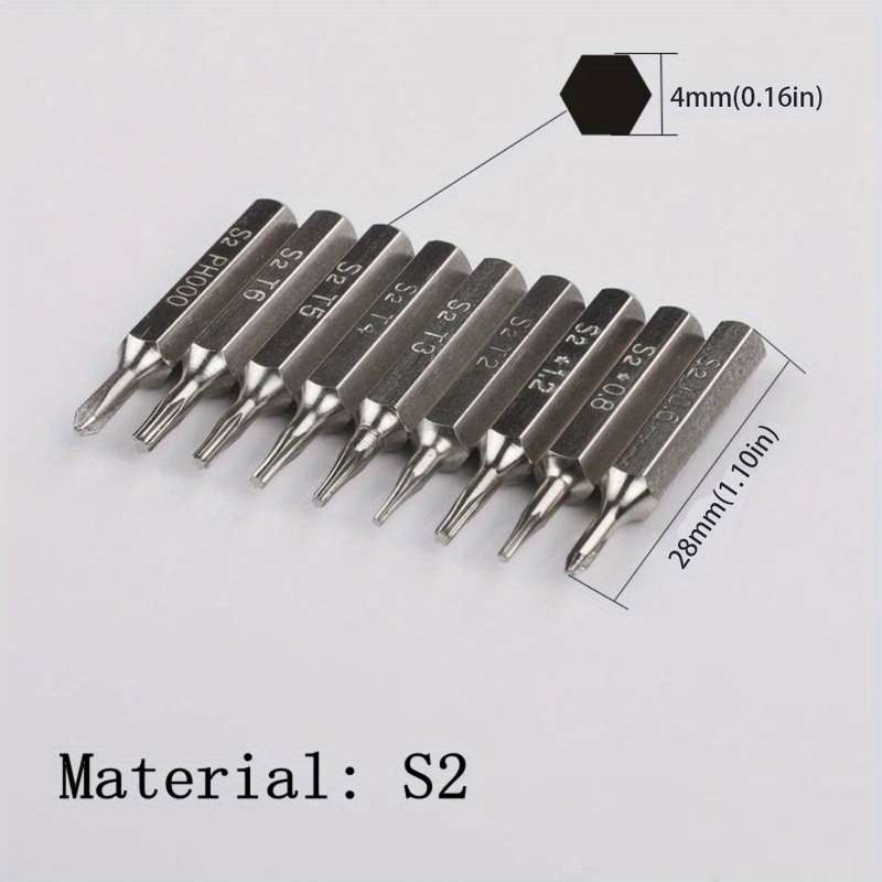 Screwdriver Bit Tool Set Style Torx 10Pcs