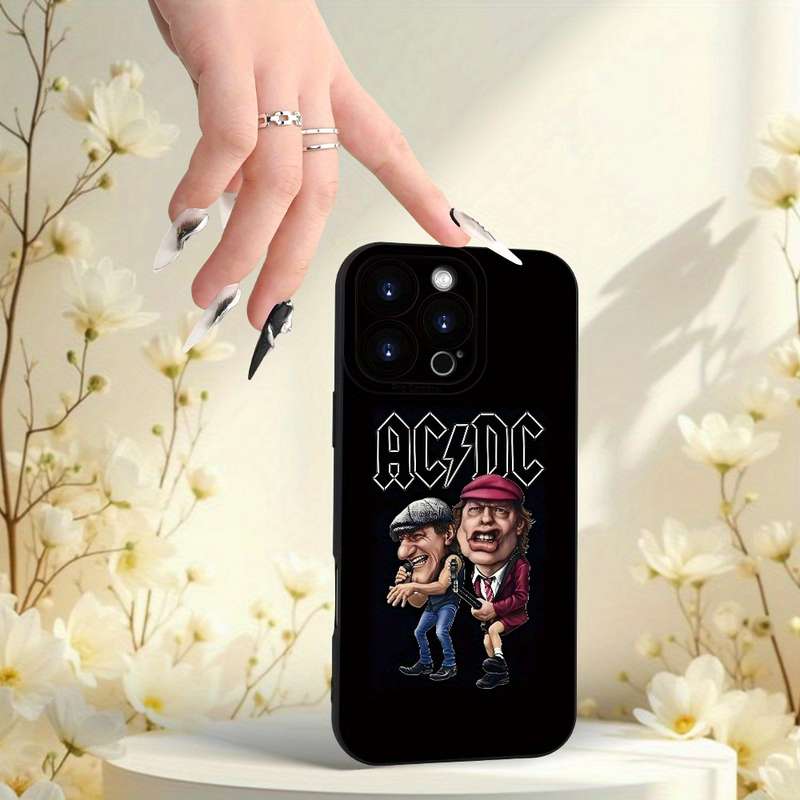 1Pc Black For iPhone 13 Mini Camouflage Pattern Phone Case