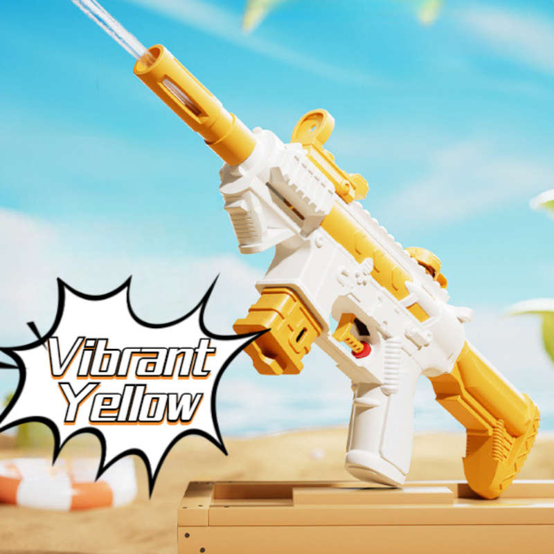 Toy Guns Color Red Add Yellow