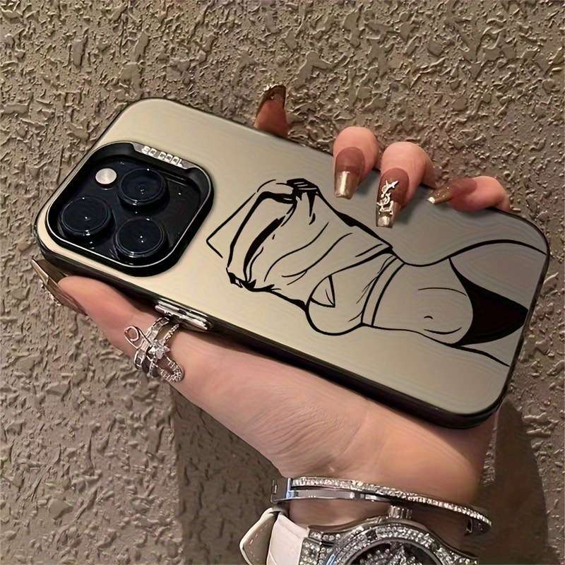 1Pc Black For iPhone 7 8 Se2 Se3 Phone Case Phone Cover