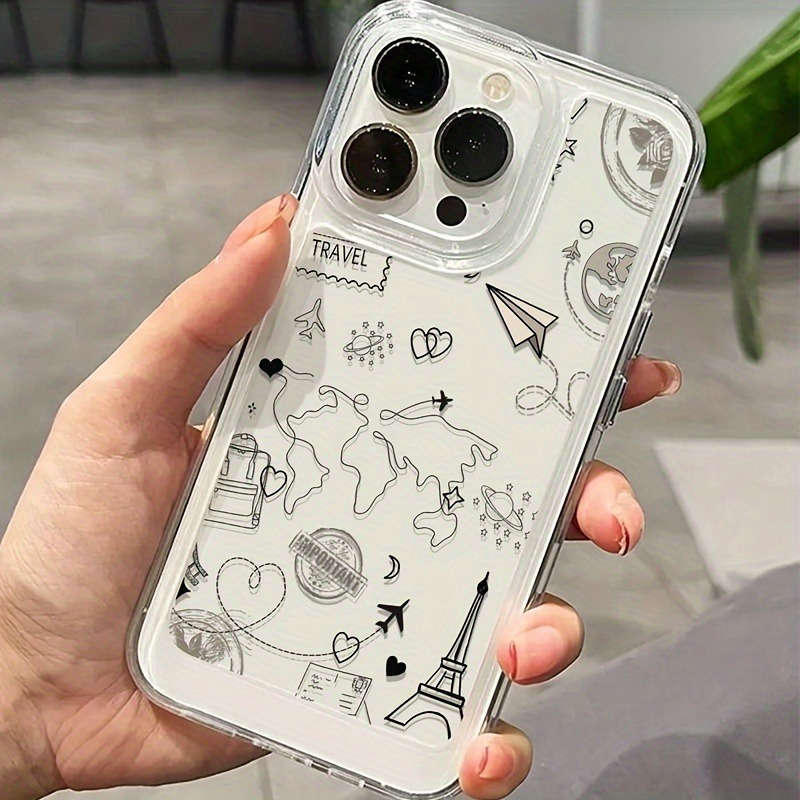 1Pc Transparent For iPhone 7 8 Se2 Se3 Phone Case Phone Cover
