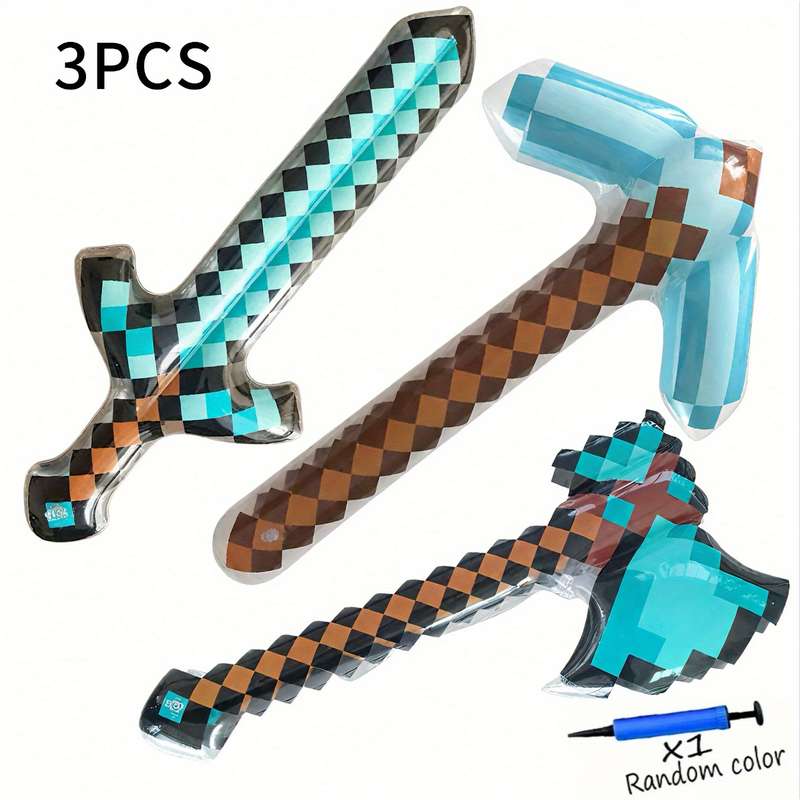 Toy Weapons Color 3Pcs  Add Air Pump