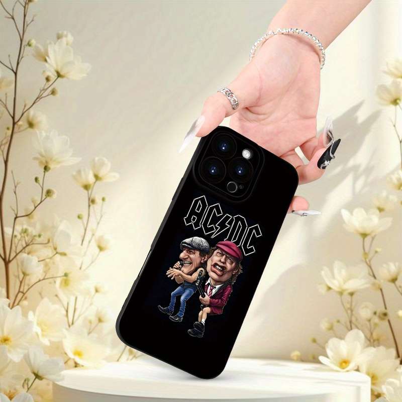 1Pc Black For iPhone 13 Mini Camouflage Pattern Phone Case