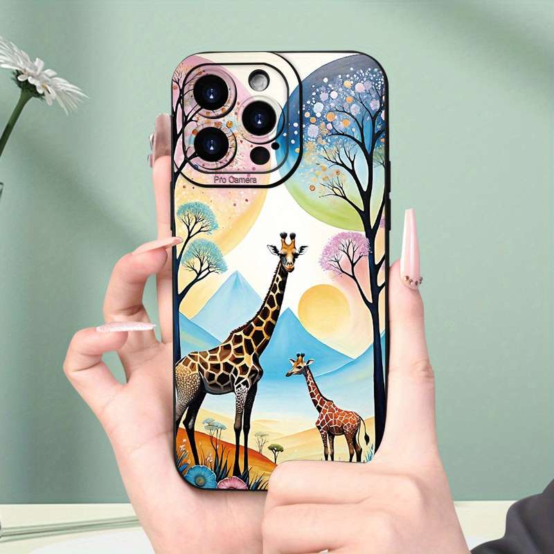 1Pc Black For iPhone XS African Style Phone Case