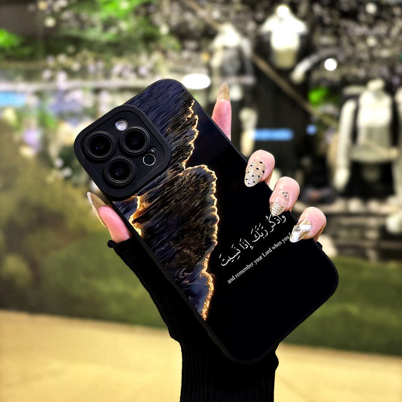 1Pc Black For iPhone 7 Plus 8 Plus Remember Your Phone Case