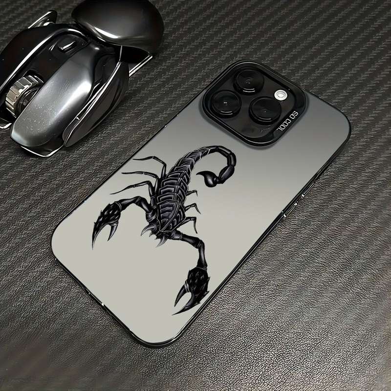 1Pc Black For iPhone 13 Toxic Tail Scorpion Phone Case